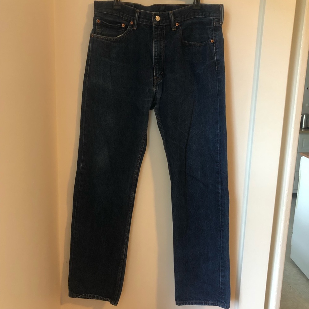 Levi Strauss 505 Blue Jeans Size 36 x 34